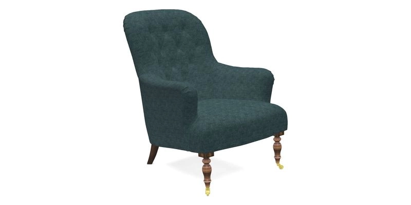 Tisbury Chair in House Clever Velvet Henna