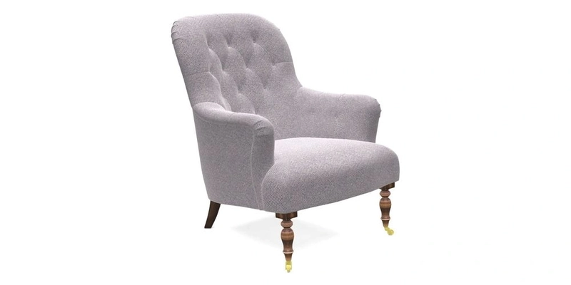 Tisbury Chair in House Clever Velvet Henna