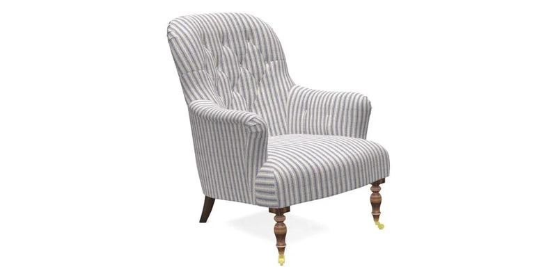Tisbury Chair in House Clever Velvet Henna