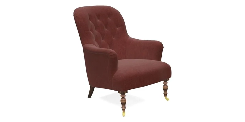 Tisbury Chair in House Clever Velvet Henna