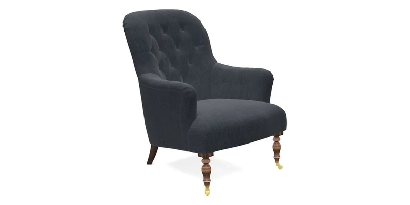 Tisbury Chair in House Clever Velvet Henna