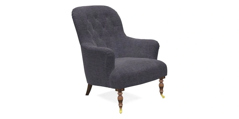 Tisbury Chair in House Clever Velvet Henna