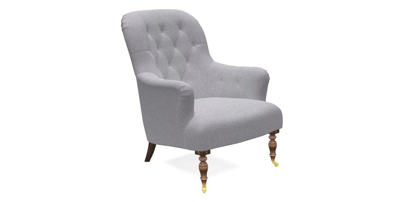 Tisbury Chair in House Clever Velvet Henna