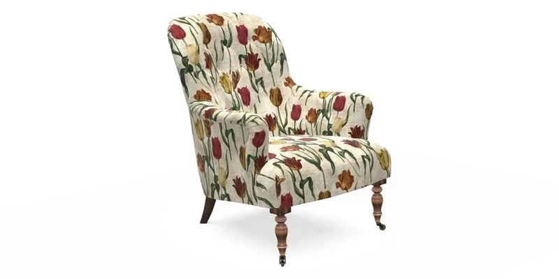Tisbury Chair in House Clever Velvet Henna