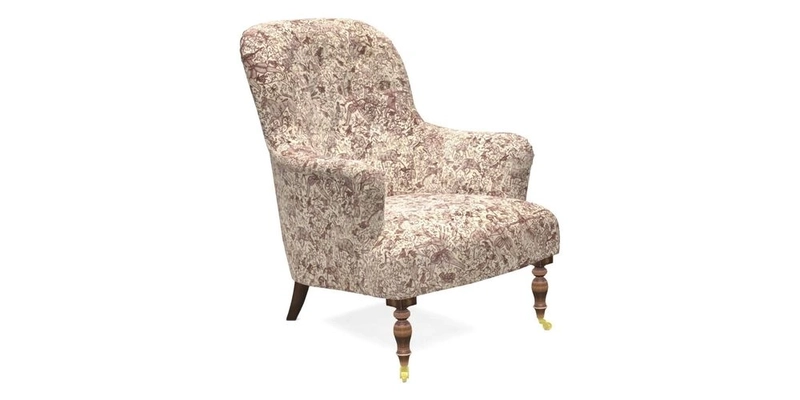 Tisbury Chair in House Clever Velvet Henna