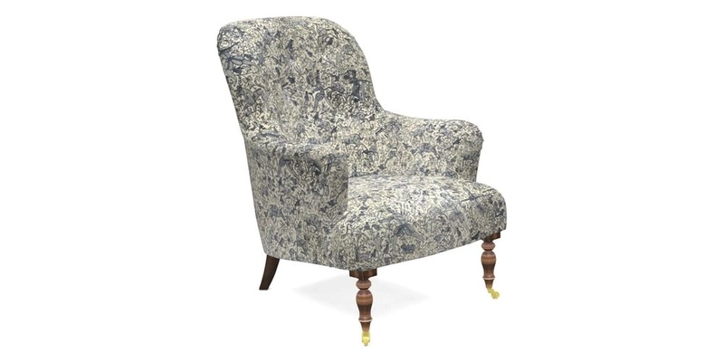 Tisbury Chair in House Clever Velvet Henna