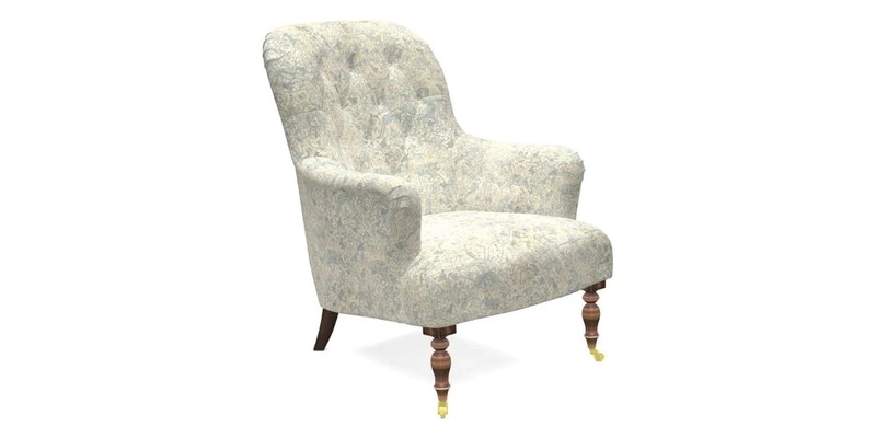 Tisbury Chair in House Clever Velvet Henna