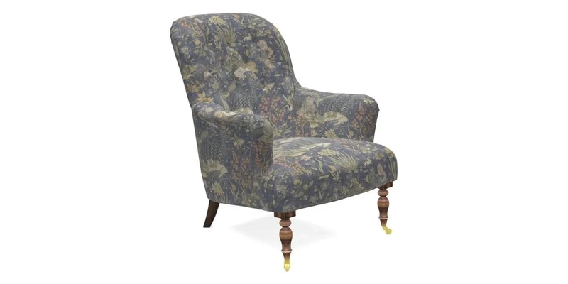 Tisbury Chair in House Clever Velvet Henna