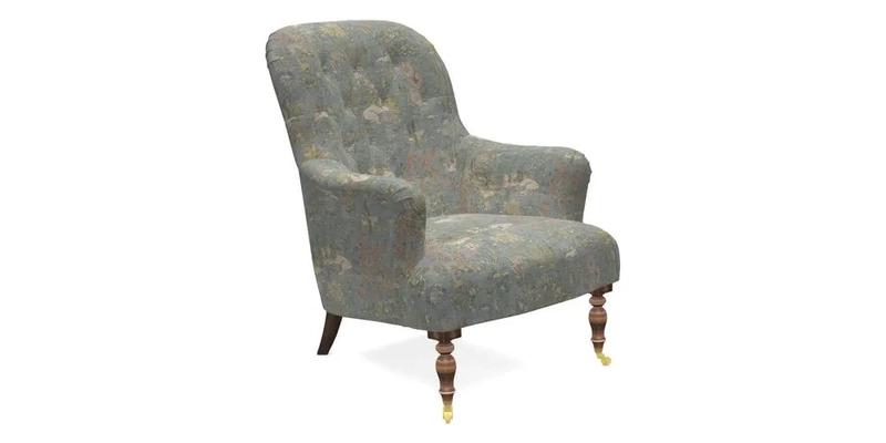 Tisbury Chair in House Clever Velvet Henna
