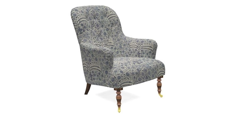 Tisbury Chair in House Clever Velvet Henna
