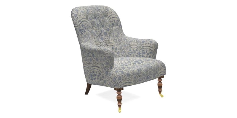 Tisbury Chair in House Clever Velvet Henna
