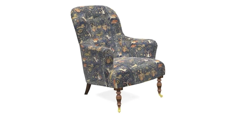 Tisbury Chair in House Clever Velvet Henna