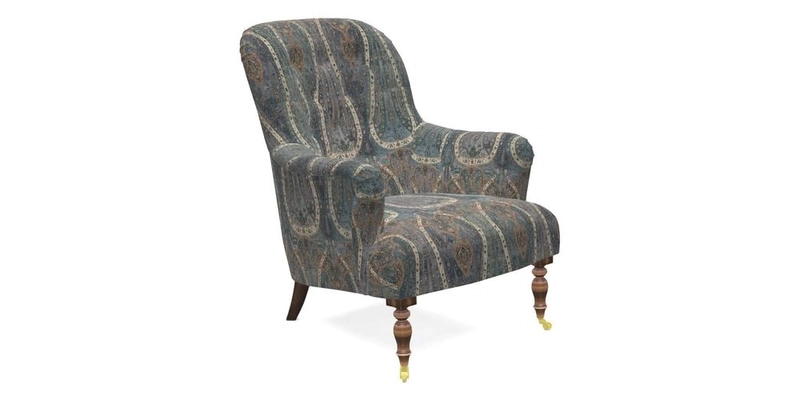Tisbury Chair in House Clever Velvet Henna