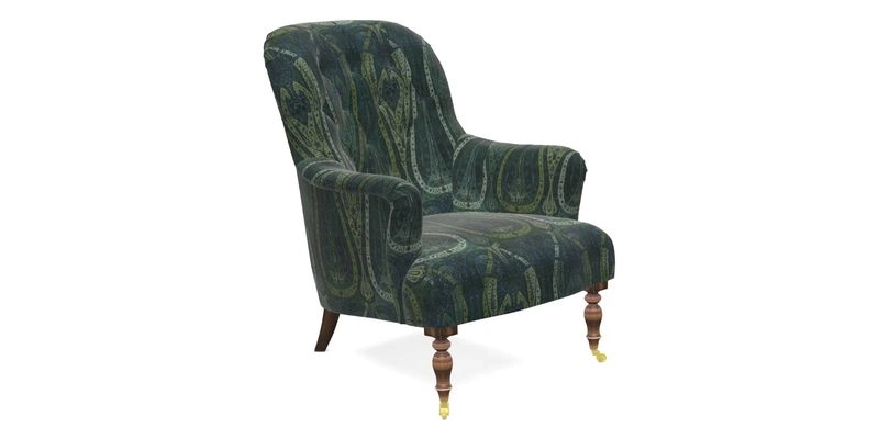 Tisbury Chair in House Clever Velvet Henna