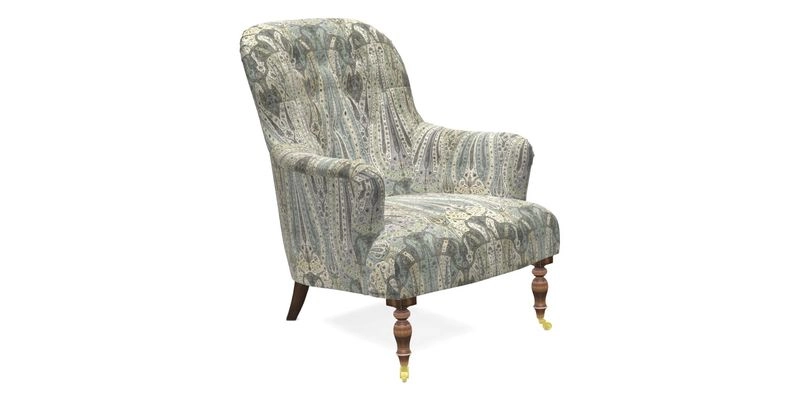Tisbury Chair in House Clever Velvet Henna