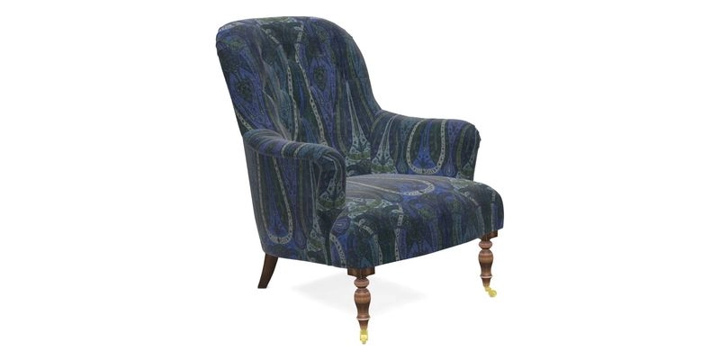 Tisbury Chair in House Clever Velvet Henna