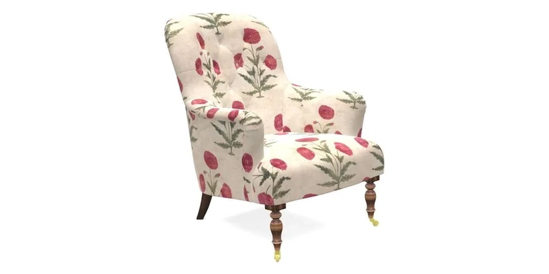 Tisbury Chair in House Clever Velvet Henna