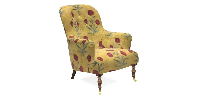 Tisbury Chair in House Clever Velvet Henna