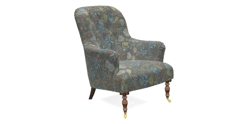 Tisbury Chair in House Clever Velvet Henna