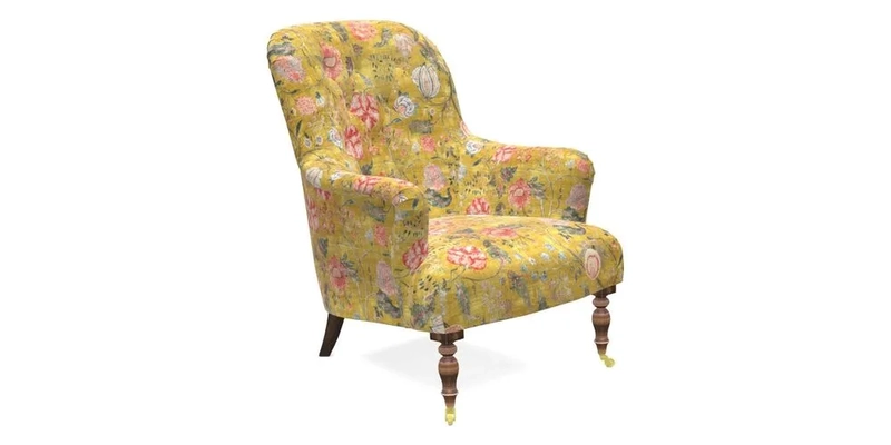 Tisbury Chair in House Clever Velvet Henna