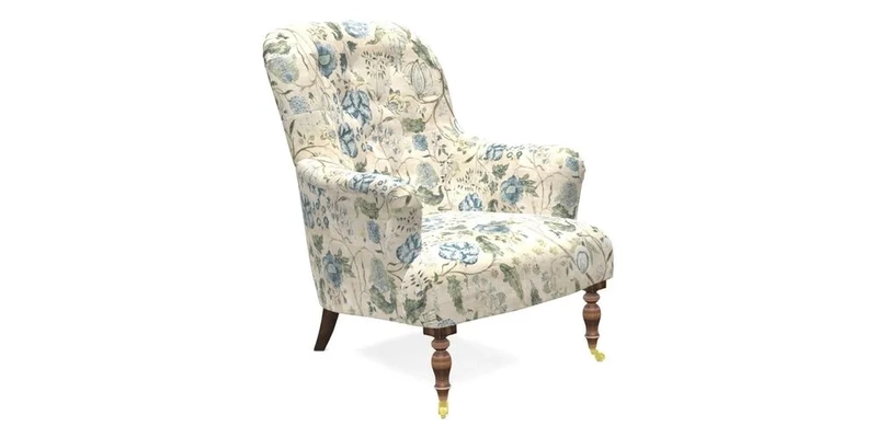 Tisbury Chair in House Clever Velvet Henna