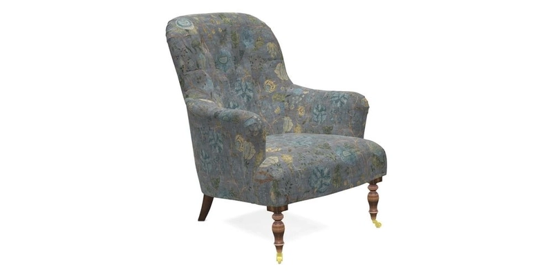 Tisbury Chair in House Clever Velvet Henna