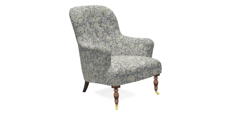 Tisbury Chair in House Clever Velvet Henna