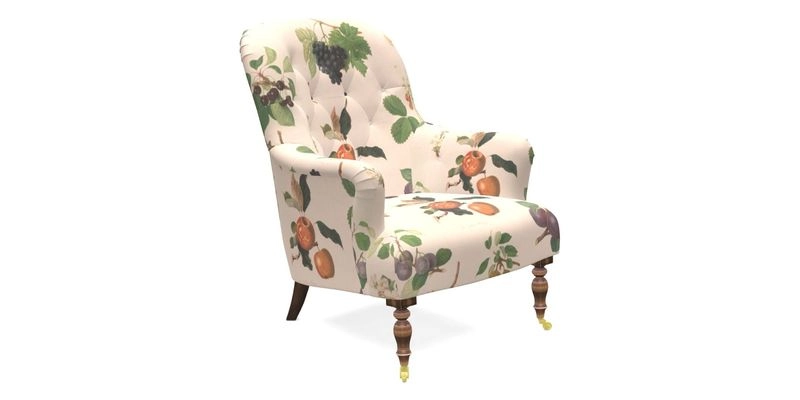 Tisbury Chair in House Clever Velvet Henna