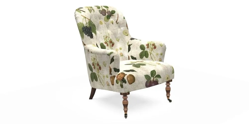 Tisbury Chair in House Clever Velvet Henna