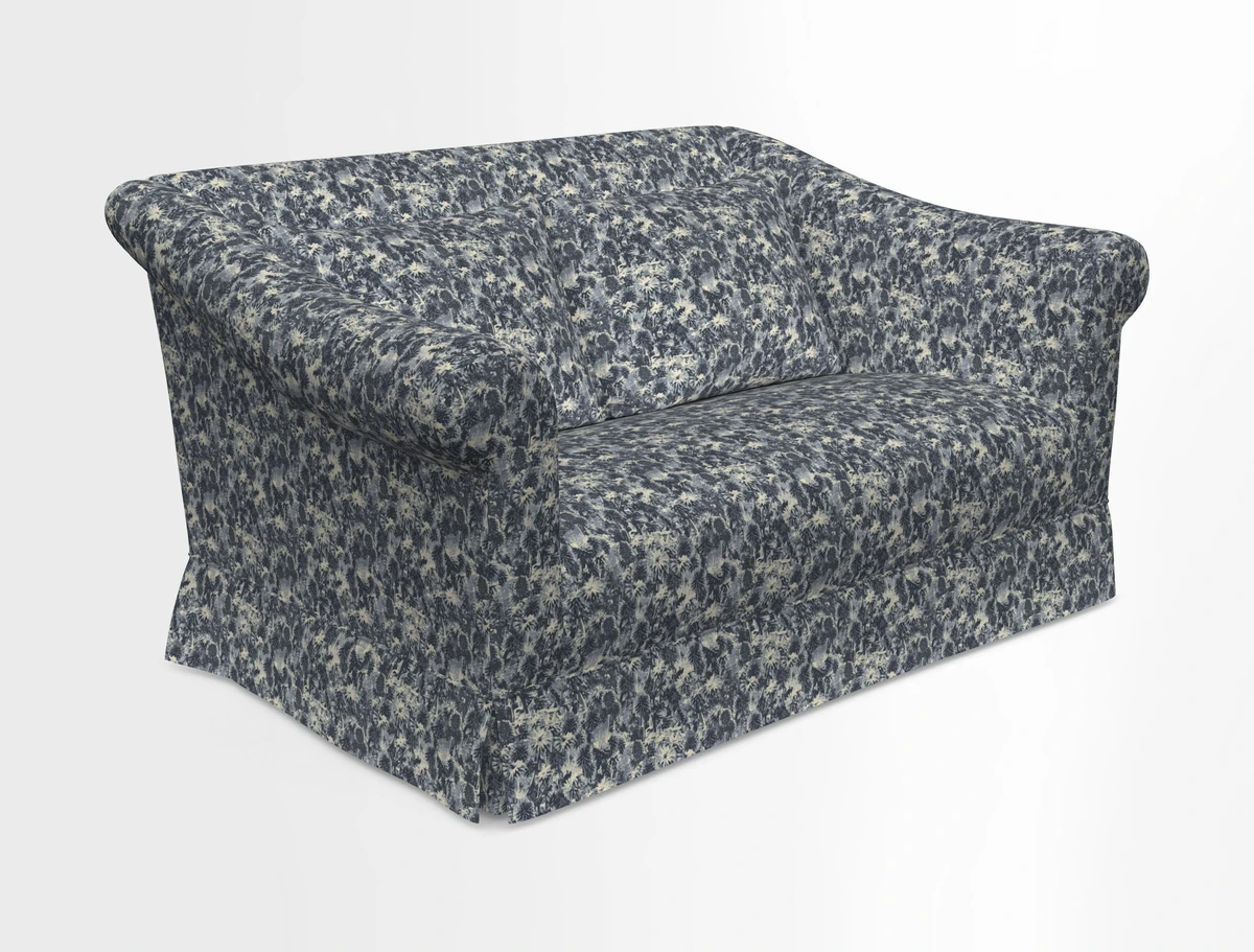 Turnberry 3 seater sofa in Contour Lines Berry with scatters in Frond Stripe Small Berry