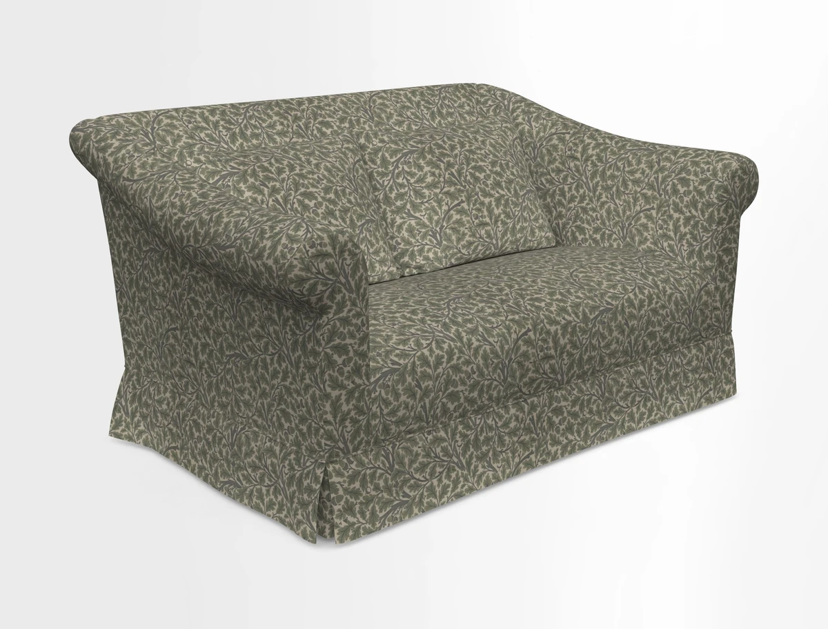 Turnberry 3 seater sofa in Contour Lines Berry with scatters in Frond Stripe Small Berry