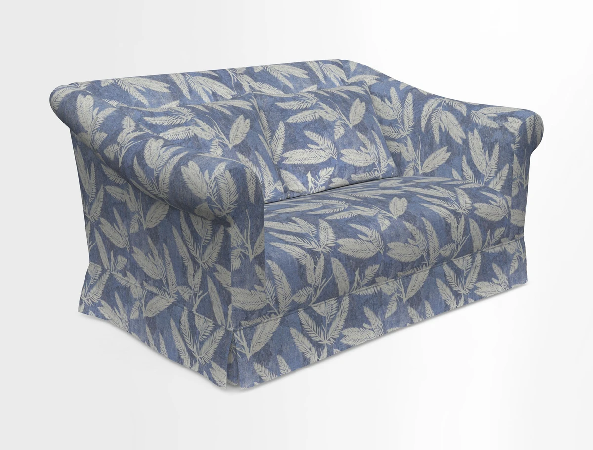 Turnberry 3 seater sofa in Contour Lines Berry with scatters in Frond Stripe Small Berry