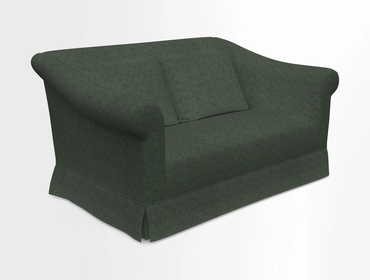 Turnberry 3 seater sofa in Contour Lines Berry with scatters in Frond Stripe Small Berry
