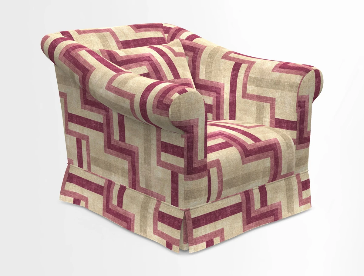 Turnberry Chair in Two Tone Plain Biscuit 