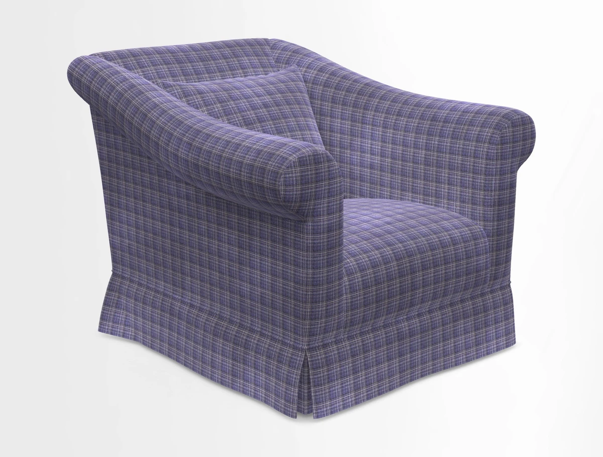 Turnberry Chair in Two Tone Plain Biscuit 