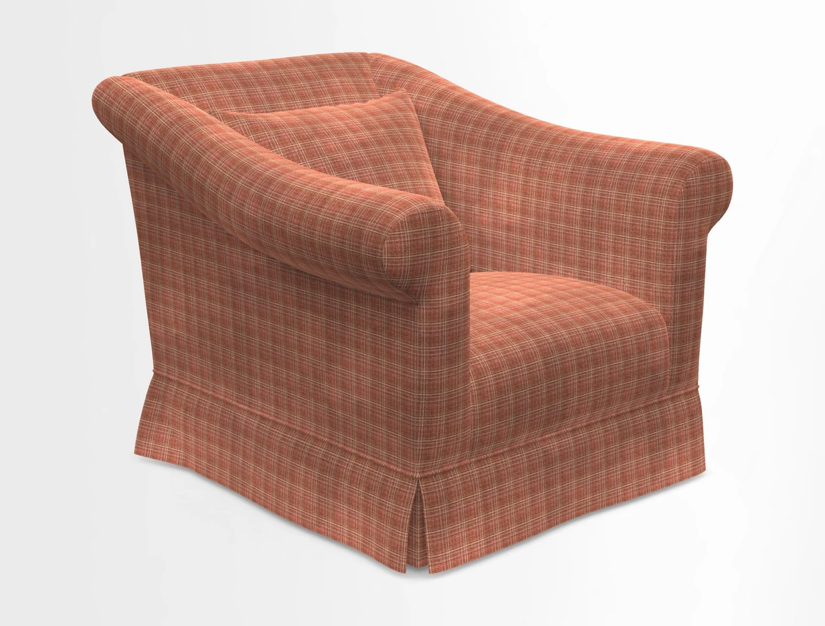Turnberry Chair in Two Tone Plain Biscuit 