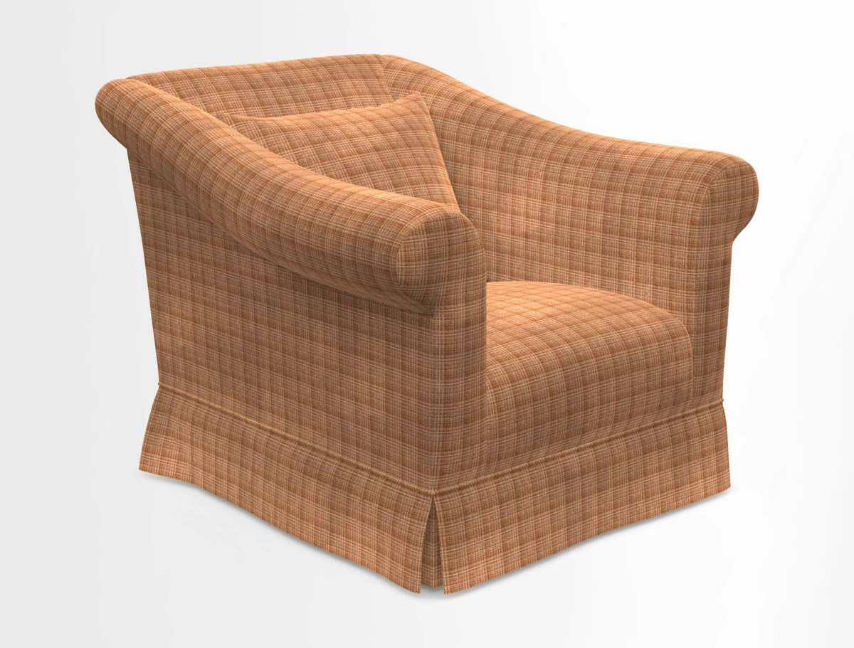 Turnberry Chair in Two Tone Plain Biscuit 