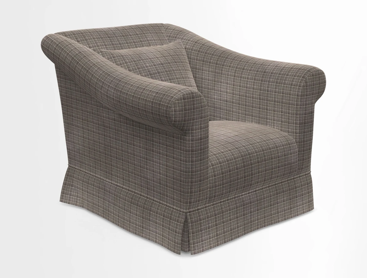 Turnberry Chair in Two Tone Plain Biscuit 