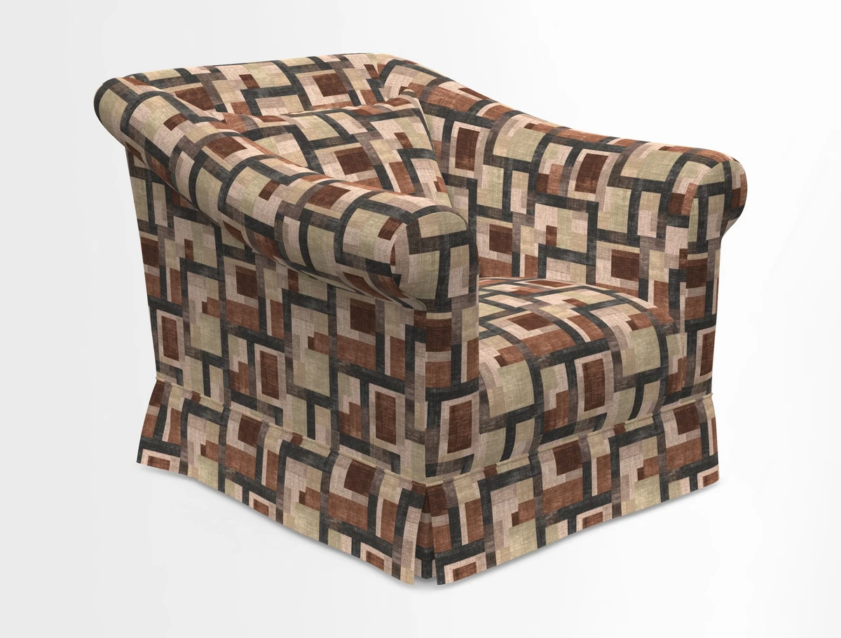 Turnberry Chair in Two Tone Plain Biscuit 