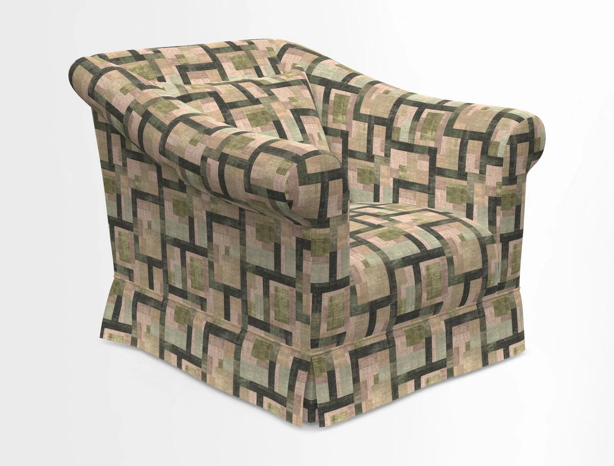 Turnberry Chair in Two Tone Plain Biscuit 