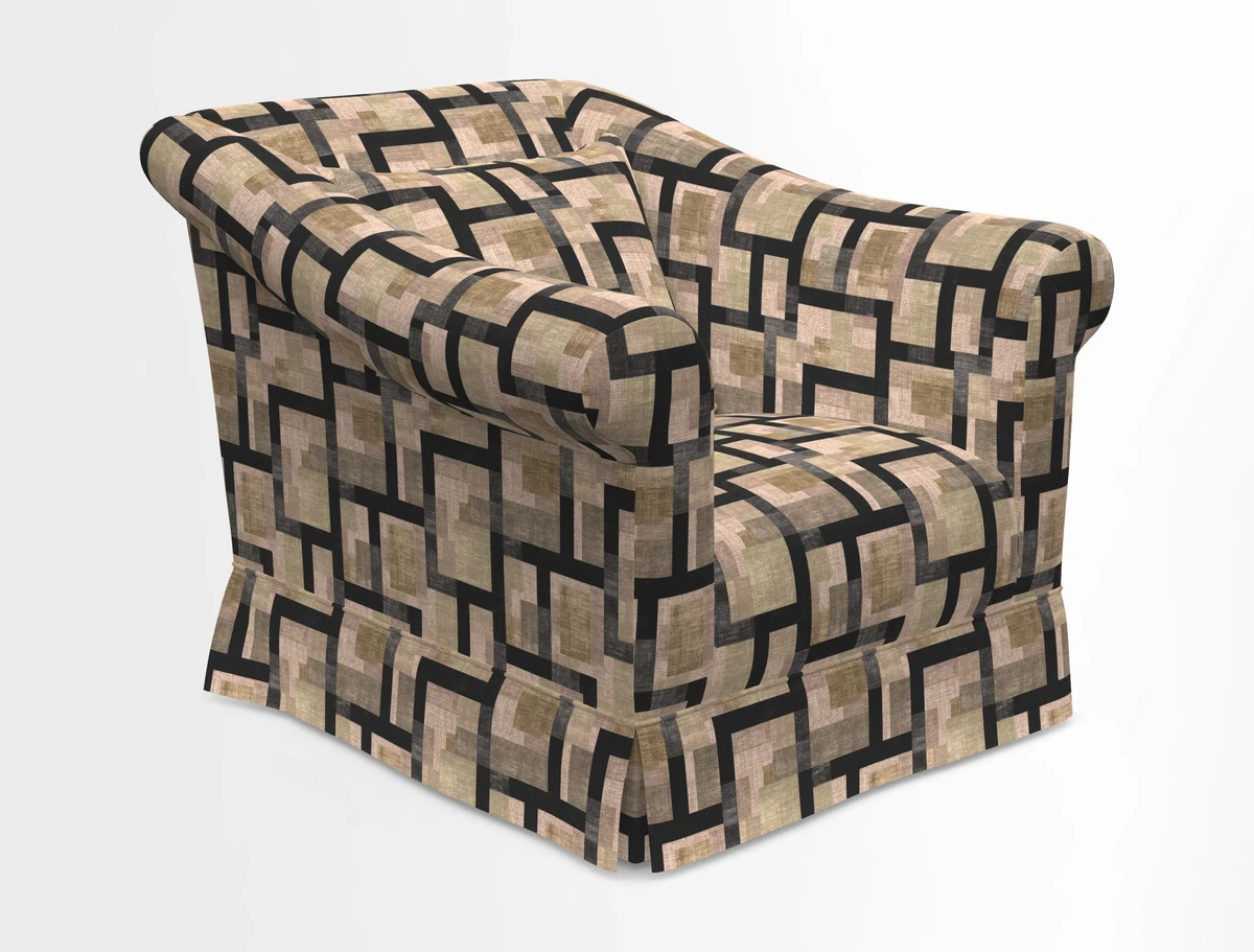 Turnberry Chair in Two Tone Plain Biscuit 