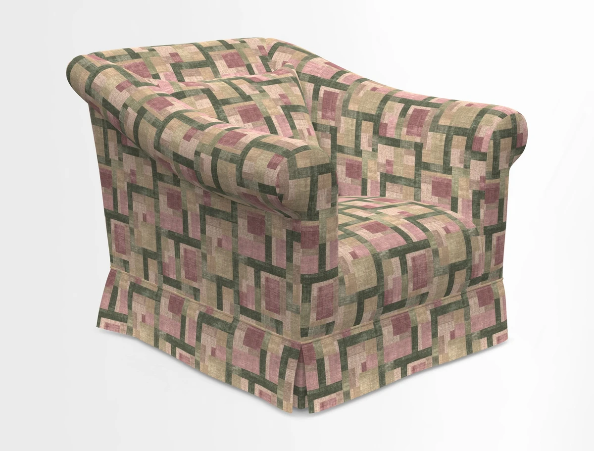 Turnberry Chair in Two Tone Plain Biscuit 