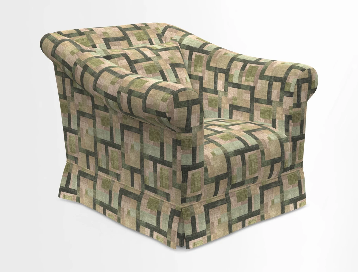 Turnberry Chair in Two Tone Plain Biscuit 