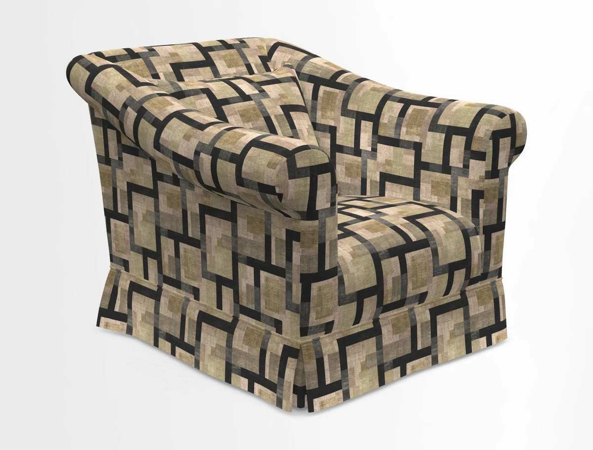 Turnberry Chair in Two Tone Plain Biscuit 