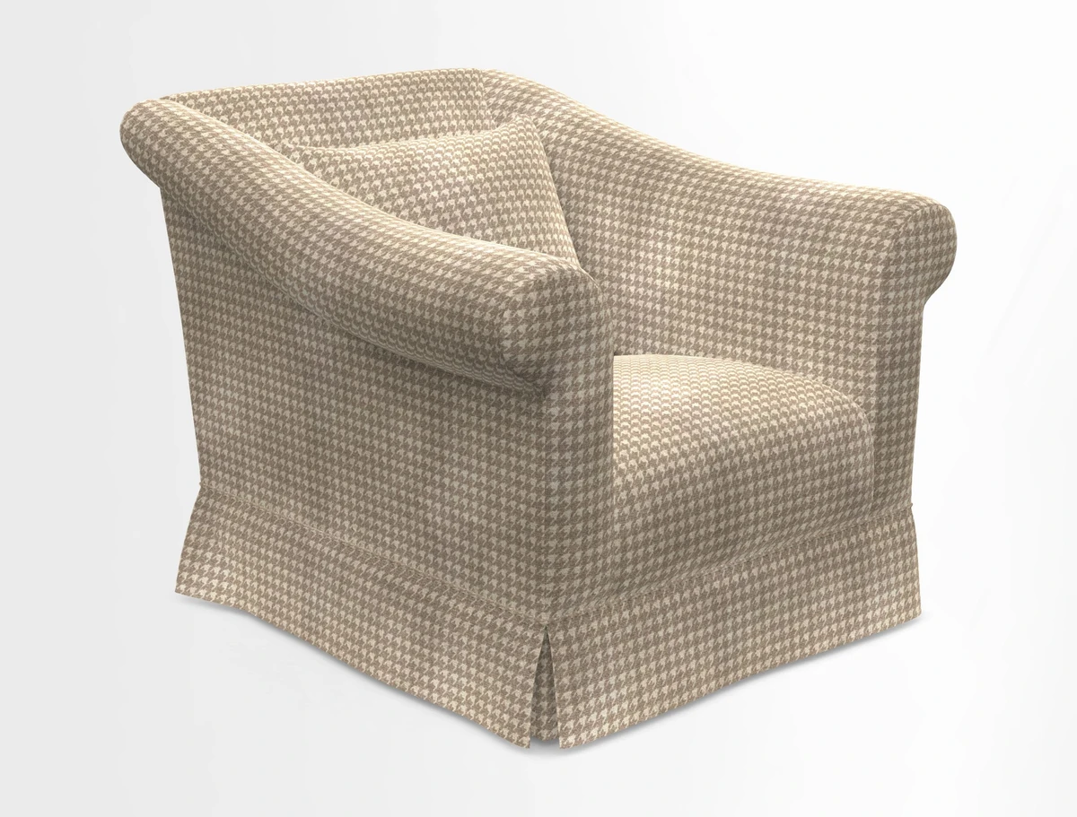 Turnberry Chair in Two Tone Plain Biscuit 