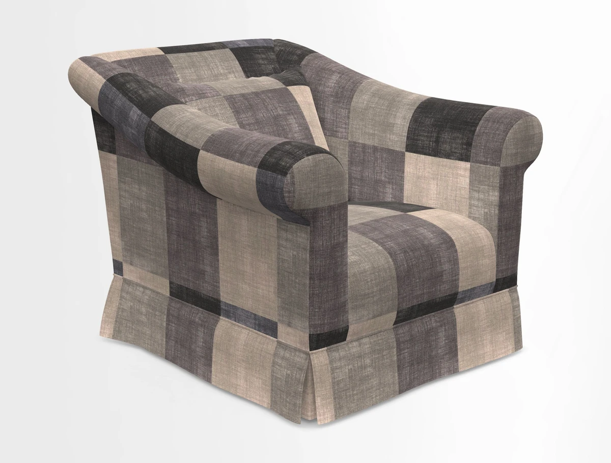 Turnberry Chair in Two Tone Plain Biscuit 