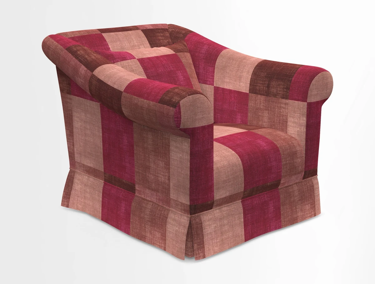 Turnberry Chair in Two Tone Plain Biscuit 