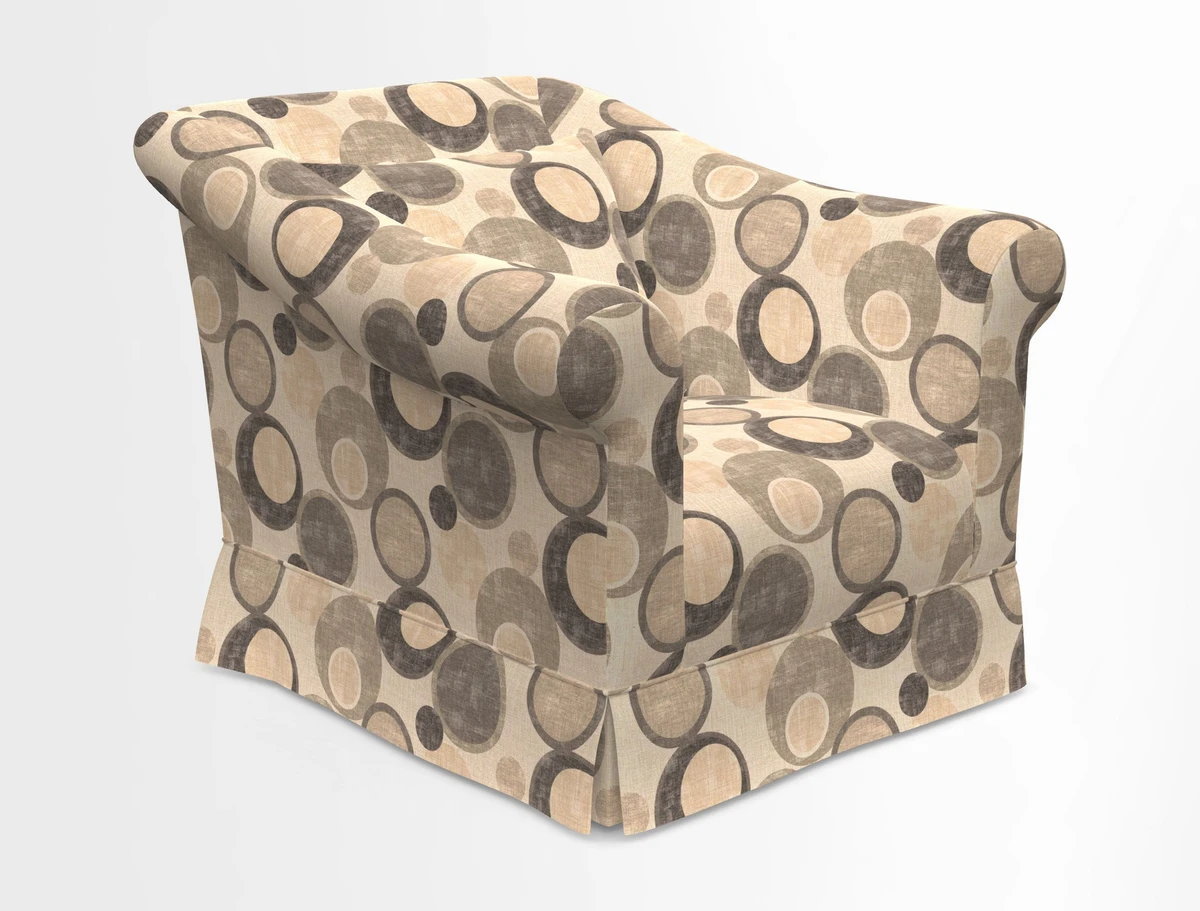 Turnberry Chair in Two Tone Plain Biscuit 