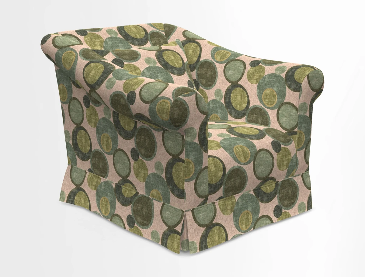 Turnberry Chair in Two Tone Plain Biscuit 