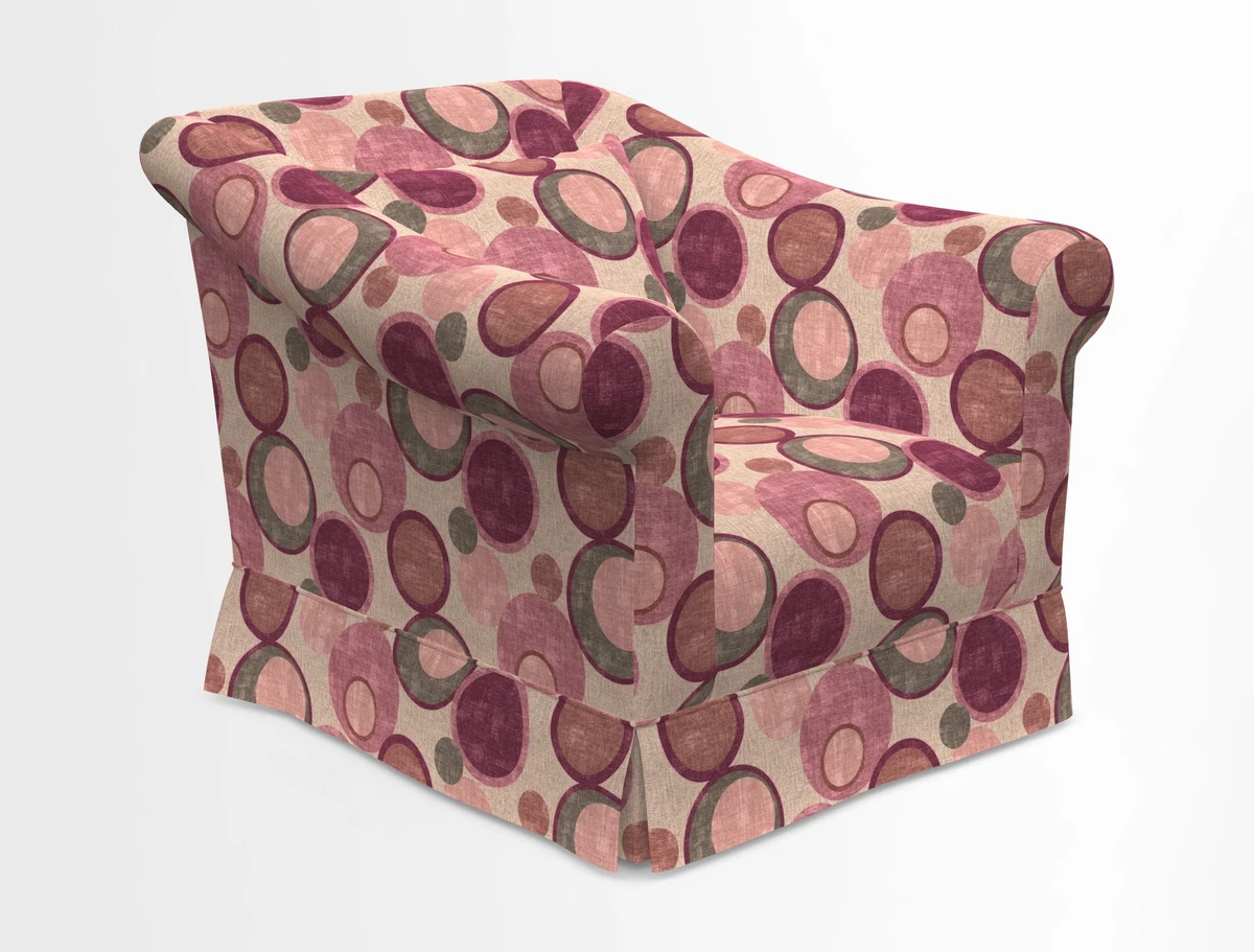 Turnberry Chair in Two Tone Plain Biscuit 